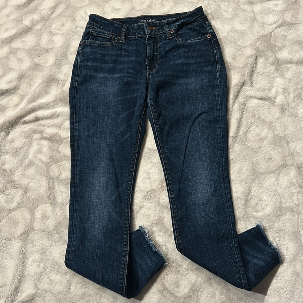 Lucky Brand Sasha Super Skinny Jeans Size 4 27 Ankle